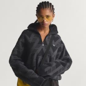 KNITTED HALF-ZIP SWEATER by ADIDAS
