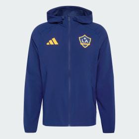 LA Galaxy Tiro Travel Ful Zip Windbreaker by ADIDAS