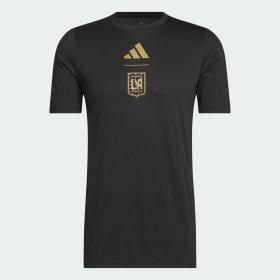 LOS ANGELES FOOTBALL CLUB MENS SHORT SLEEVE PREGAME T-SHIRT by ADIDAS