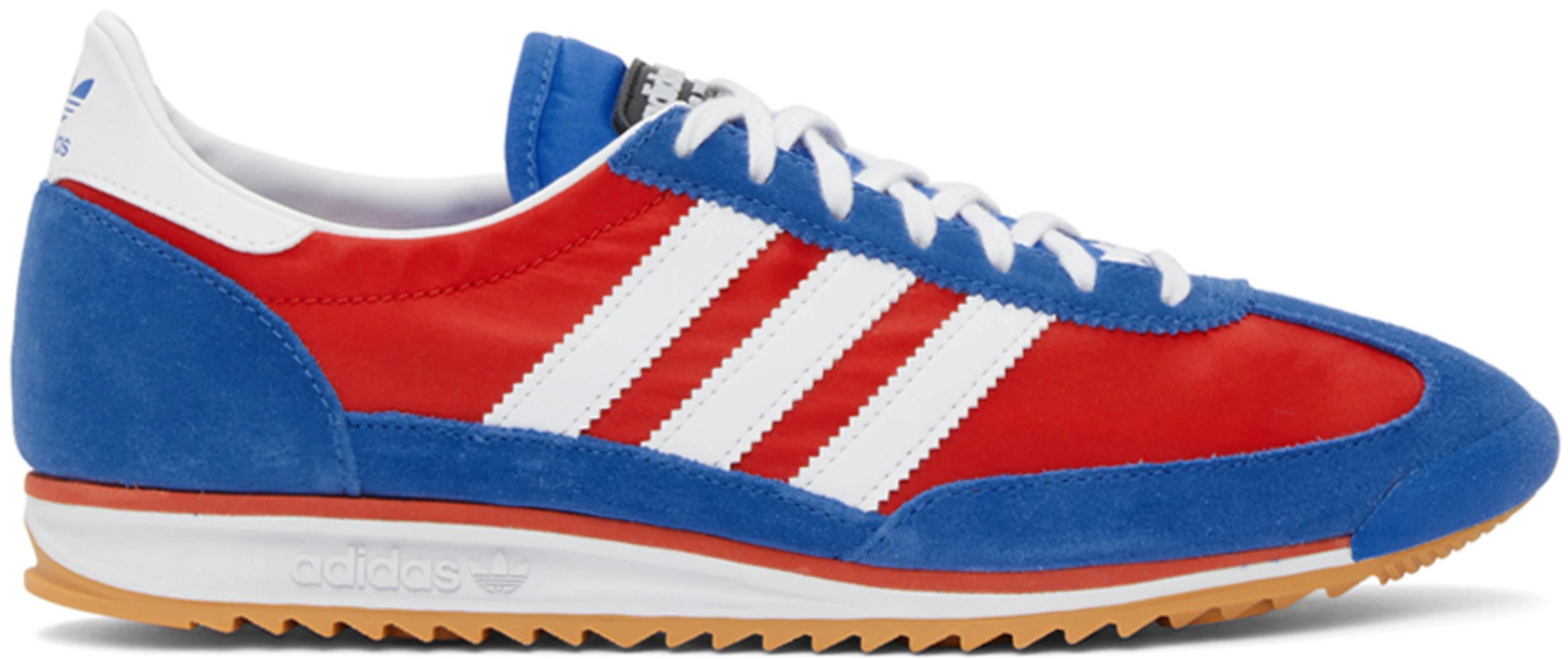 Red & Blue SL72 Low-Top Sneakers by ADIDAS LOTTA VOLKOVA