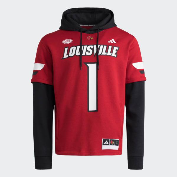 Louisville Cardinals Football Jersey Hoodie by ADIDAS
