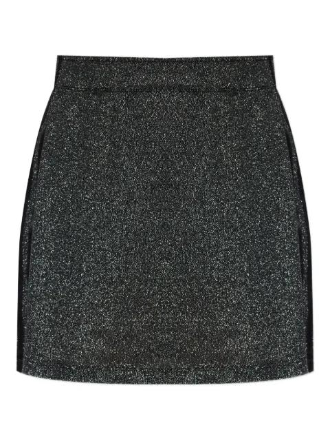 Lurex® stripe-detail mini skirt by ADIDAS