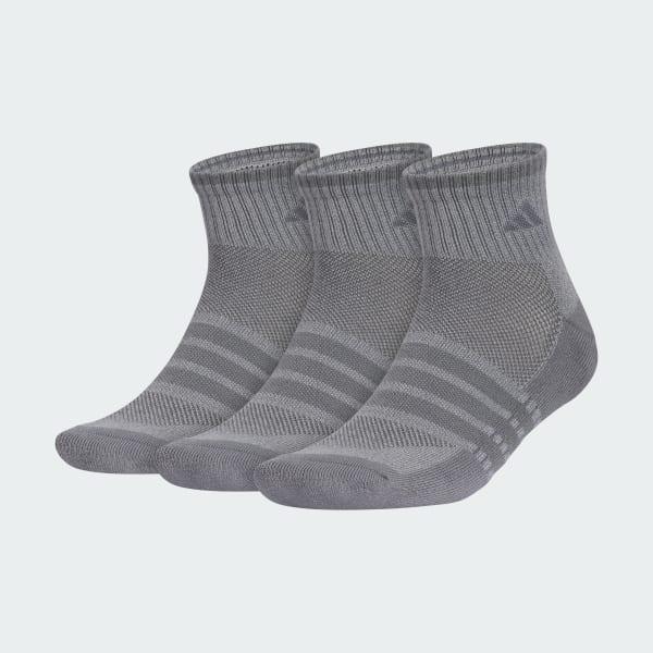 M CUSHIONED X 4 3-PACK QUARTER SOCKS by ADIDAS