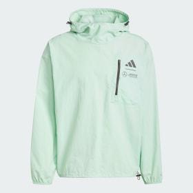 MERCEDES - AMG PETRONAS FORMULA ONE TEAM PREMIUM WOVEN WINDBREAKER by ADIDAS MERCEDES - AMG PETRONAS FORMULA ONE TEAM PREMIUM WOVEN WINDBREAKER by ADIDAS