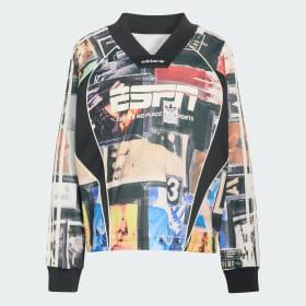 MESH GFX JERSEY LS Sweatshirt by ADIDAS