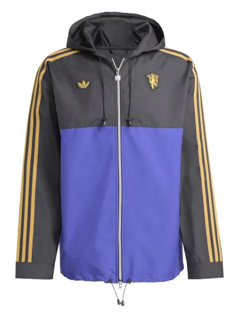Manchester United FC Terrace Icons hoodied jacket by ADIDAS