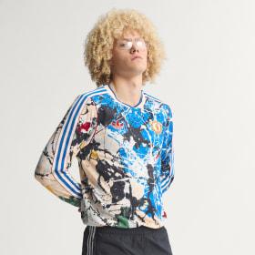 Manchester United Stone Roses Long Sleeve Jersey by ADIDAS Manchester United Stone Roses Long Sleeve Jersey by ADIDAS