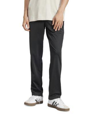 Men's 3-Stripes Regular Open Hem Track Pants by ADIDAS