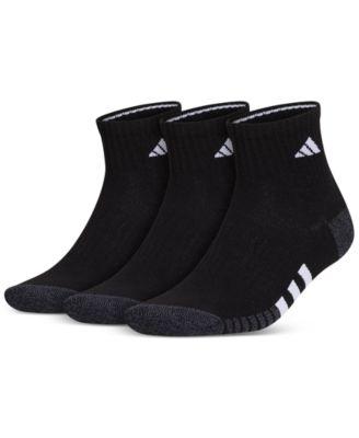 Men's 3-pk. Cushioned Quarter Logo Socks by ADIDAS