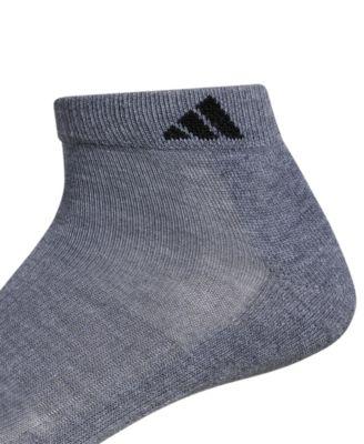 Men's Cushioned Athletic 6-Pack Low Cut Socks by ADIDAS
