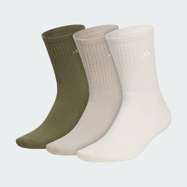 Men's Cushioned Comfort 3-Pack Crew Socks by ADIDAS