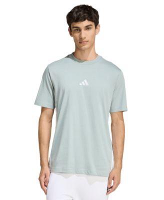 Men's Essential Three-Stripes Single Jersey T-Shirt by ADIDAS