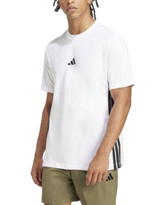 Men's Essential Three-Stripes Single Jersey T-Shirt by ADIDAS