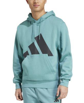 Men's Essentials Big Logo Fleece Hoodie by ADIDAS
