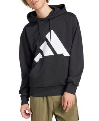 Men's Essentials Big Logo Fleece Hoodie by ADIDAS