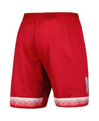 Men's Scarlet Nebraska Huskers Swingman Replica Basketball Shorts by ADIDAS