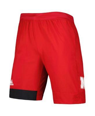 Men's Scarlet Nebraska Huskers Training Shorts by ADIDAS