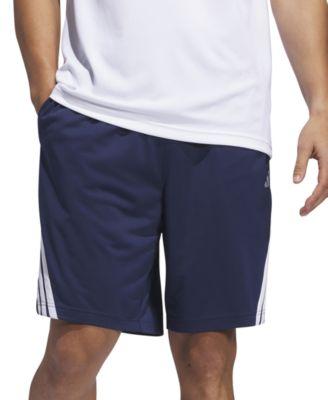 Men's Three Stripes Legends Basketball Shorts by ADIDAS