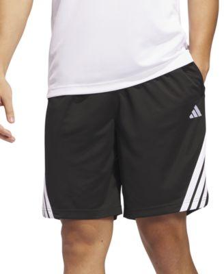 Men's Three Stripes Legends Basketball Shorts by ADIDAS