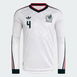 Mexico 26 Away Authentic Alvarez Long Sleeve Jersey by ADIDAS