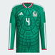 Mexico 26 Home Alvarez Authentic Long Sleeve Jersey by ADIDAS