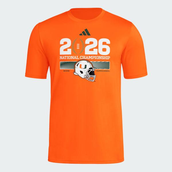 Miami Hurricanes College Football Playoff National Champion Participant Tee by ADIDAS