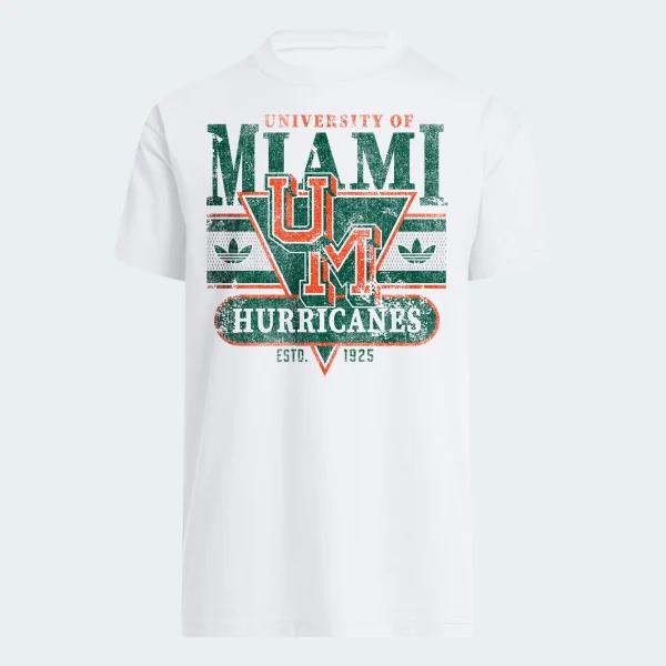 Miami Hurricanes Graphics T-Shirt by ADIDAS