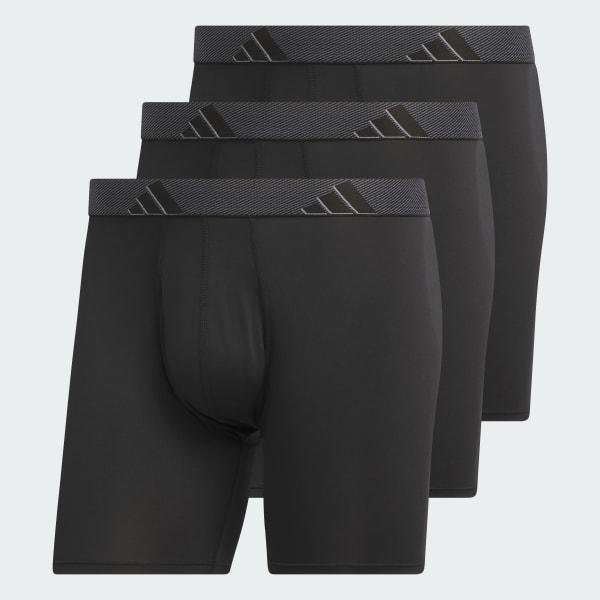 Microfiber Boxer Briefs 3-Pack (Big and Tall) by ADIDAS