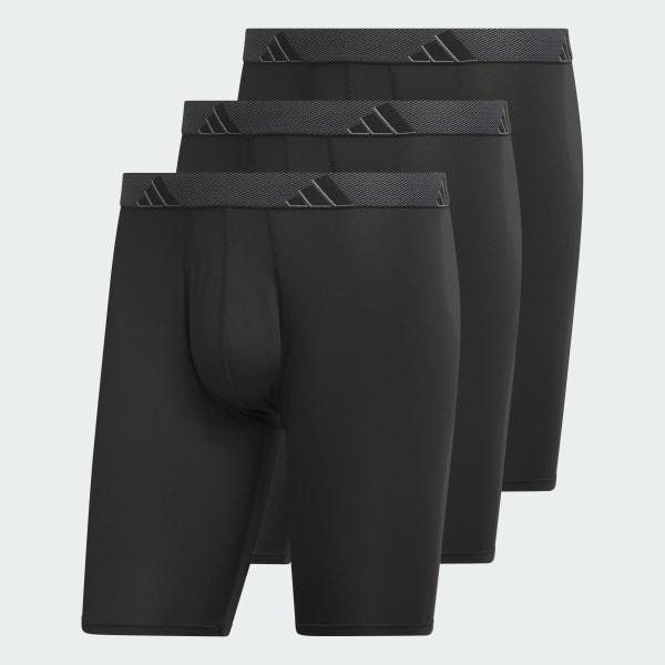 Microfiber Long Boxer Briefs 3-Pack by ADIDAS