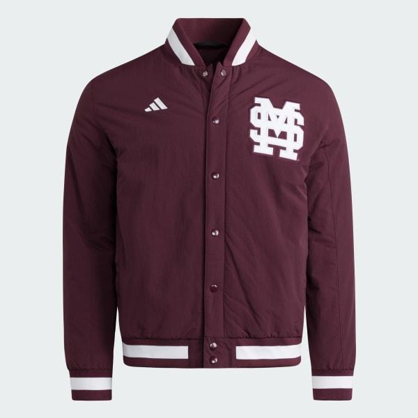 Mississippi State Bulldogs Coaches Dugout Jacket by ADIDAS Mississippi State Bulldogs Coaches Dugout Jacket by ADIDAS