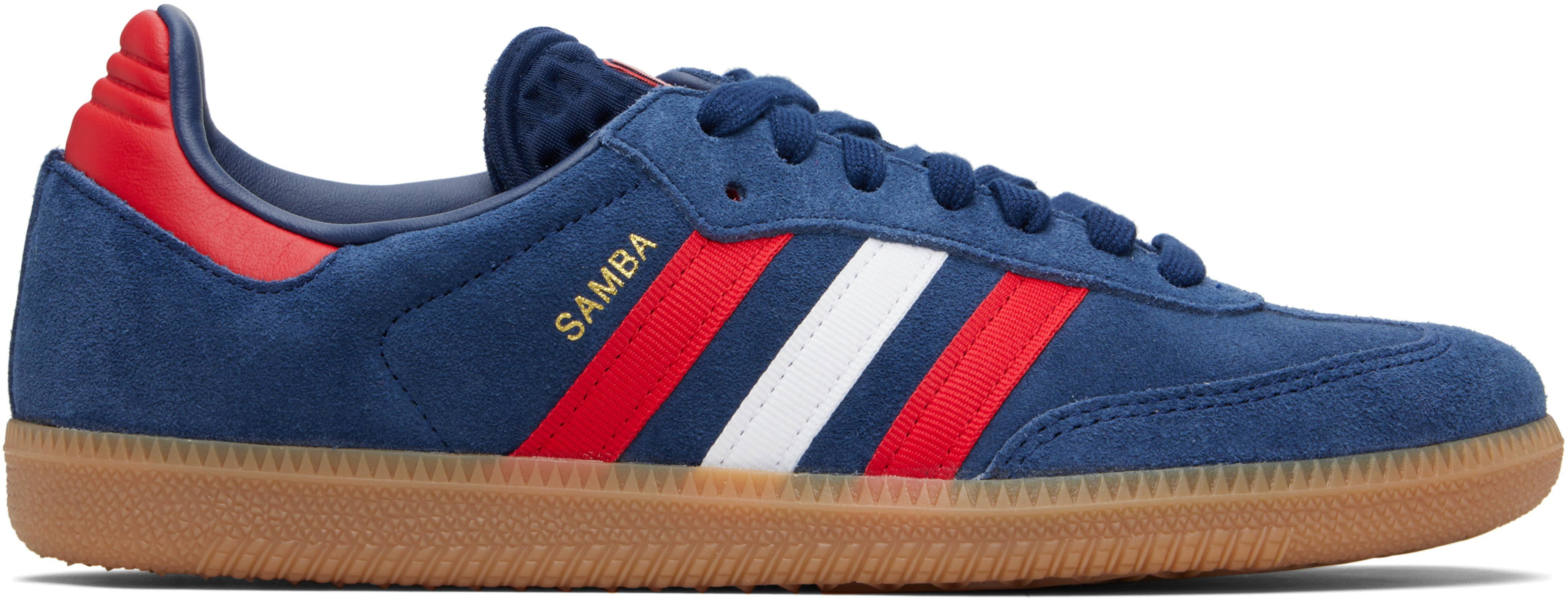 Navy Samba OG Sneakers by ADIDAS