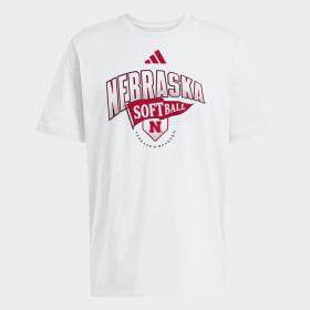 Nebraska Huskers Softball Graphic T-Shirt by ADIDAS Nebraska Huskers Softball Graphic T-Shirt by ADIDAS