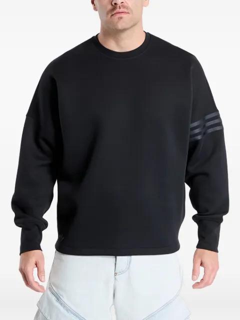 Neuclassics long-sleeve stripe crew-neck sweatshirt by ADIDAS