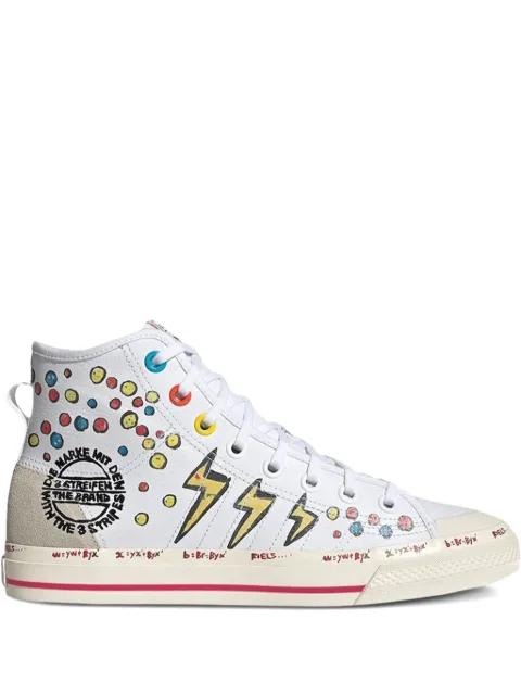 Nizza RF "Kasing Lung x Mickey Mouse" high top sneakers by ADIDAS