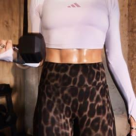 Optimé Leopard 7/8 Leggings by ADIDAS