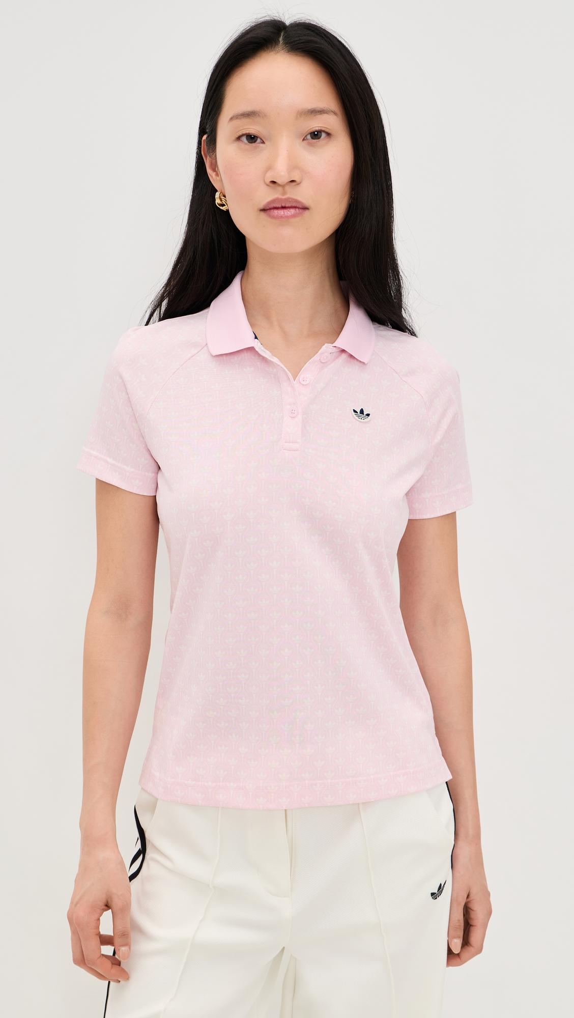 Originals All Over Trefoil Polo by ADIDAS
