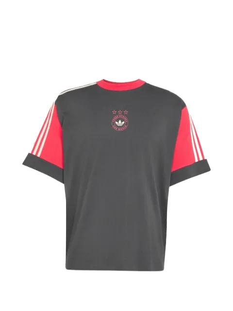 Originals panelled graphic-print T-shirt by ADIDAS