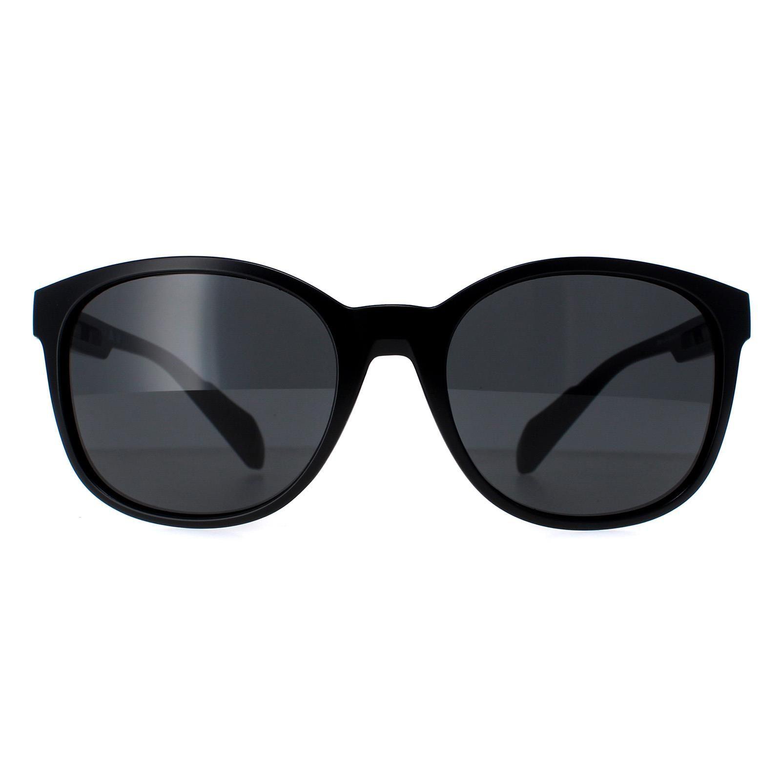 Oval Shiny Black Contrast Grey SP0011 by ADIDAS