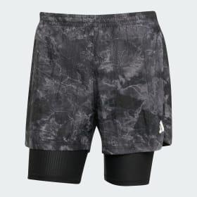 Own The Run Spray Dye 2-In-1 Short by ADIDAS