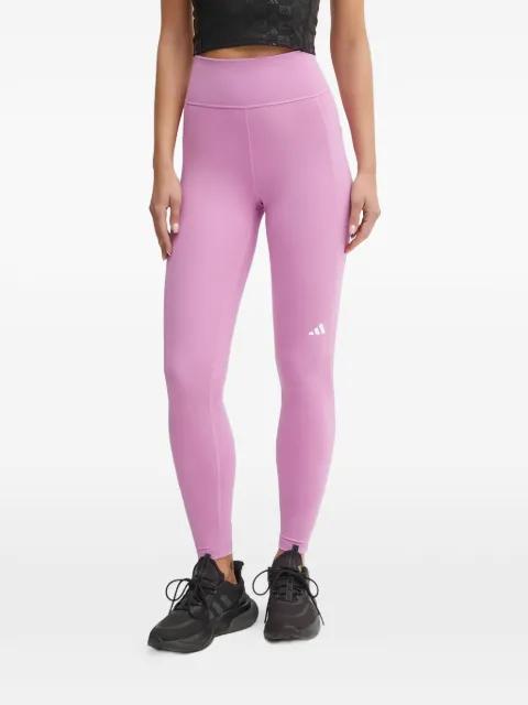 Own the Run side-pocket striped-detail leggings by ADIDAS