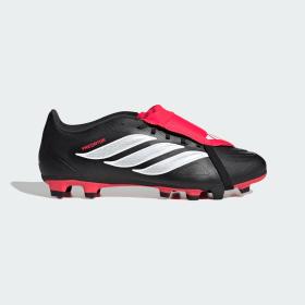 PREDATOR CLUB Fold-Over Tongue Firm Ground/Multi Ground Soccer Cleats by ADIDAS