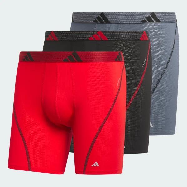Performance Mesh 3-Pack Boxer Briefs by ADIDAS