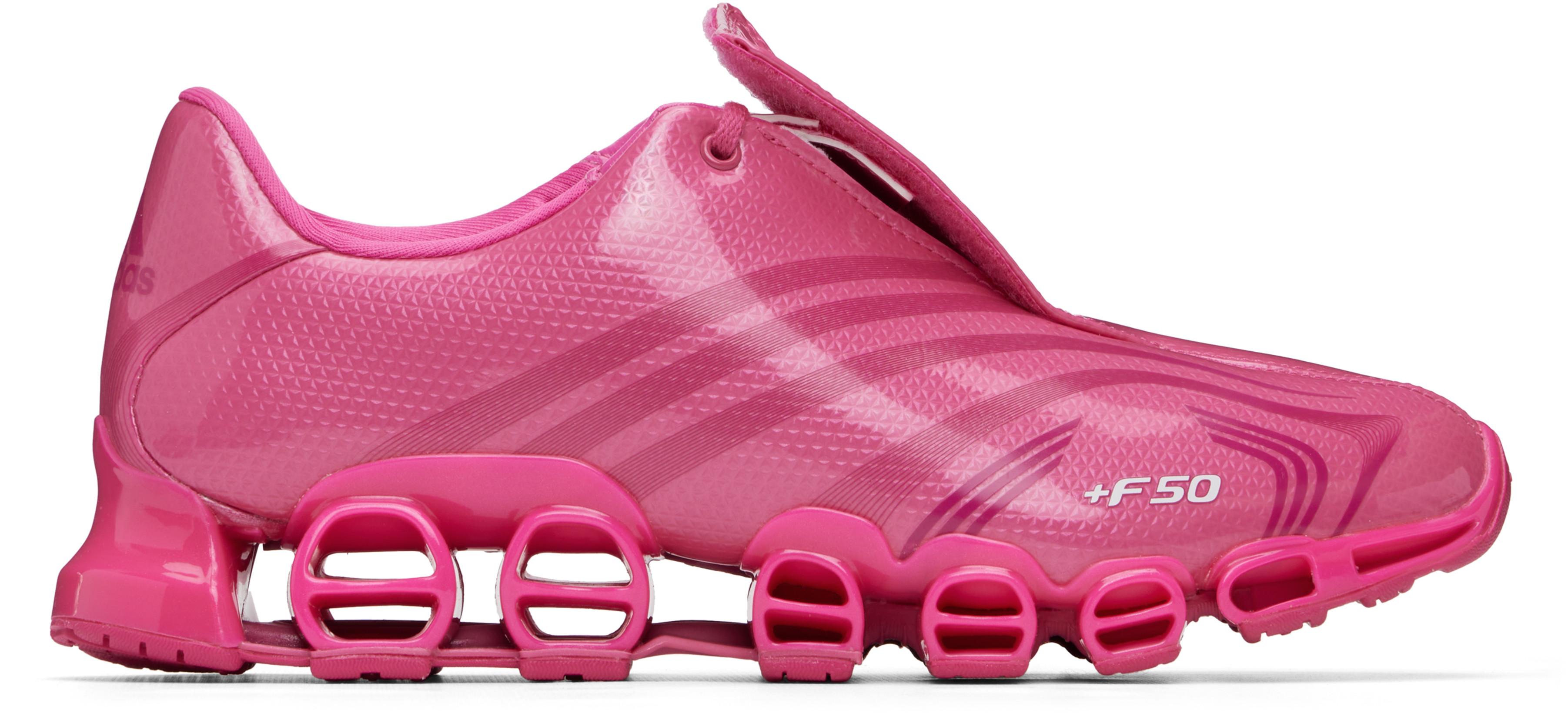 Pink F50 Tunit Mega Consortium Sneakers by ADIDAS