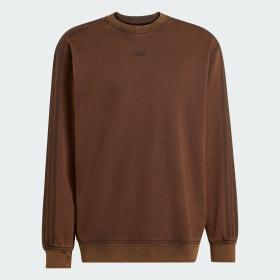 Premium Essentials Retro Washed Crew Sweatshirt by ADIDAS