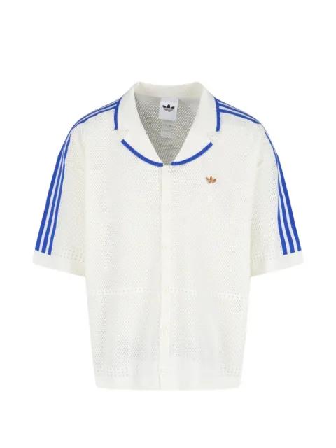 Resort mesh-knit shirt by ADIDAS