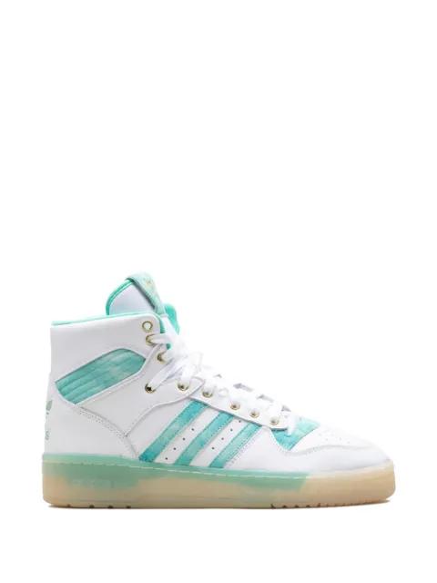 Rivalry "White/Res Green" sneakers by ADIDAS