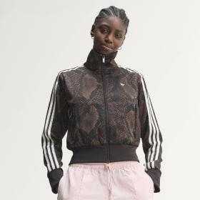 SATIN SNAKE PRINT FIREBIRD TRACK JACKET by ADIDAS