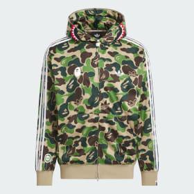 SHARK TRACK HOODIE BAPE® JACKET by ADIDAS