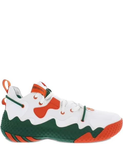 SM Harden Vol. 6 "White/Green/Orange" sneakers by ADIDAS