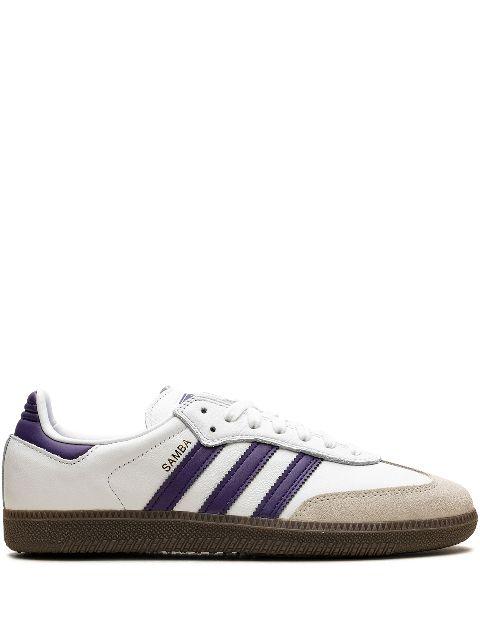 Samba ADV "Cloud White/Collegiate Purple/Gold Metallic" sneakers by ADIDAS